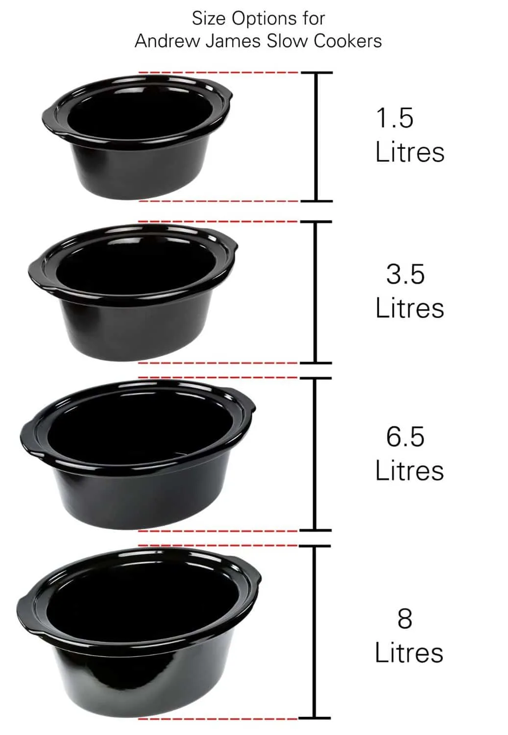 Andrew James Slow Cooker Sizes