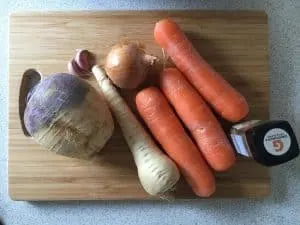Spiced Root Vegetable Medley Soup