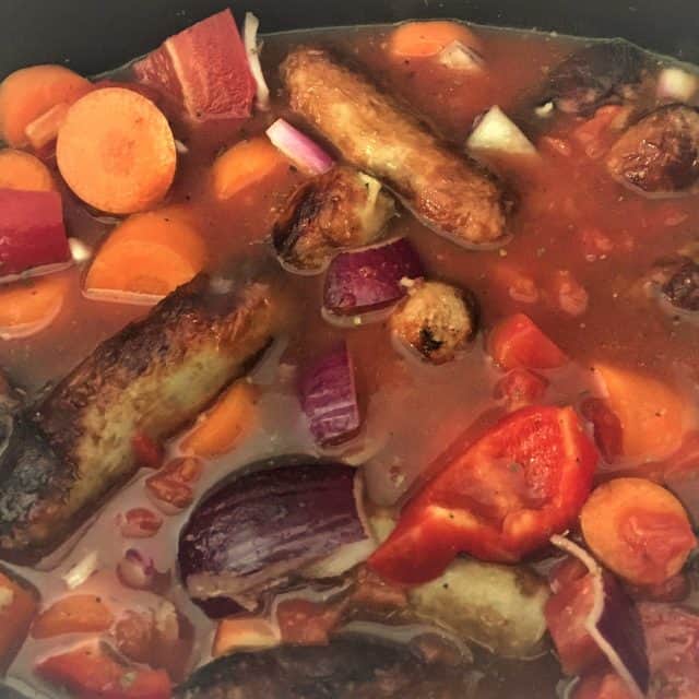 Easy Sausage Casserole (In A Slow Cooker) Liana's Kitchen