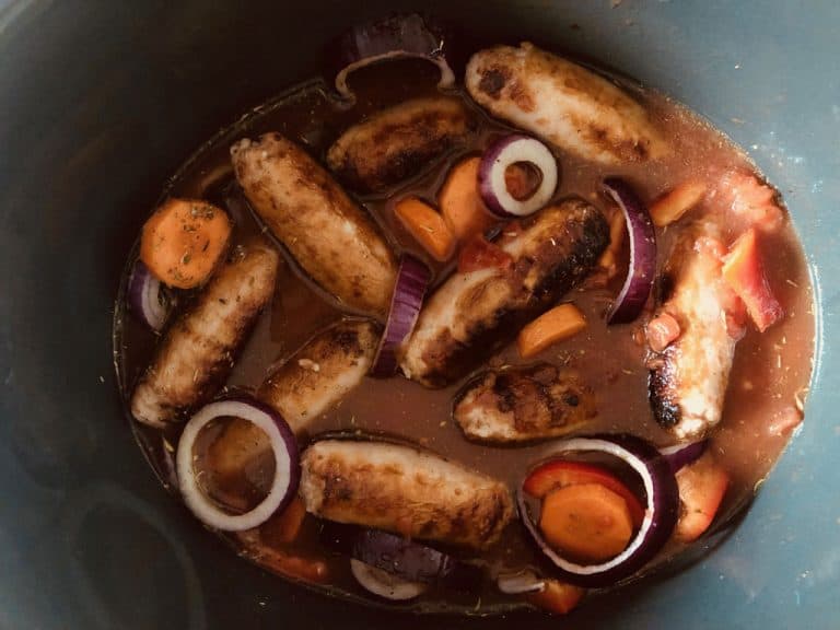 Easy Sausage Casserole (In A Slow Cooker) Liana's Kitchen