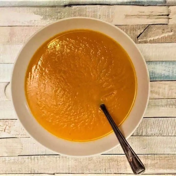 Sweet Potato and Red Chilli Soup (In A 