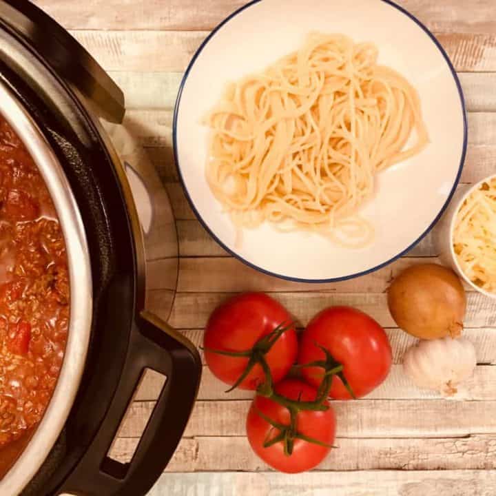 Spaghetti Bolognese in Instant Pot