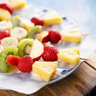 fruit kebabs
