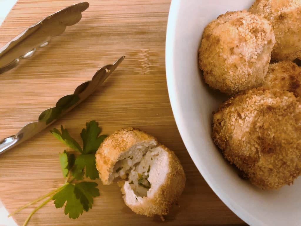 air fryer kiev balls