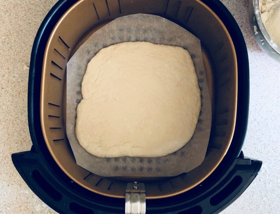 Dough in air fryer