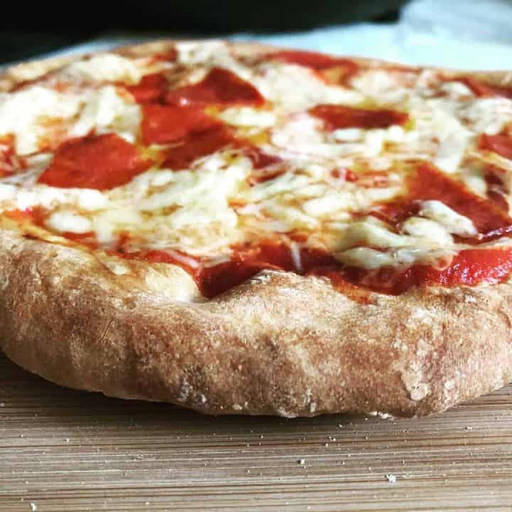 2 Ingredient Air Fryer Pizza