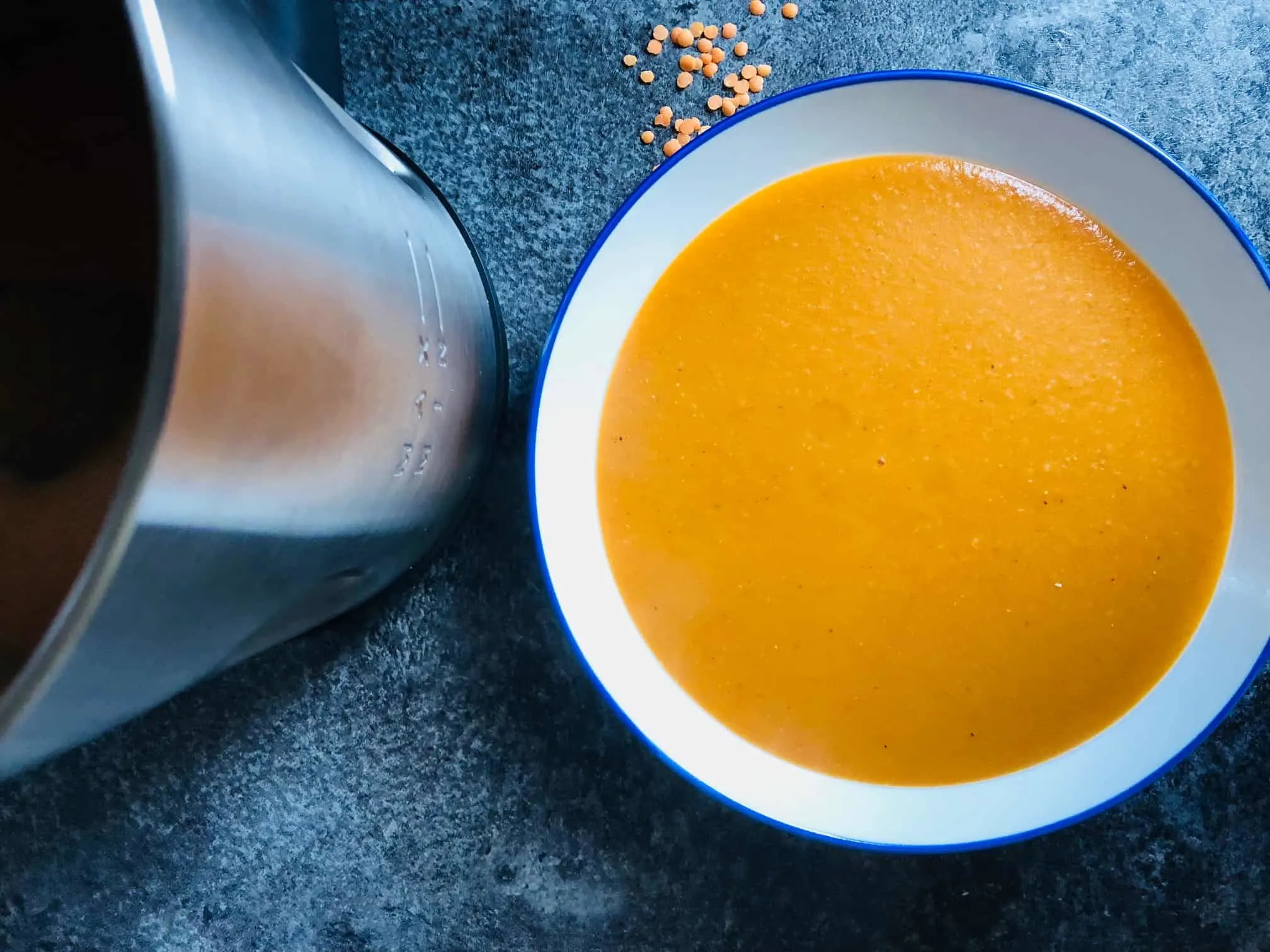 butter bean and red lentil soup in Morphy Richards Soup Maker