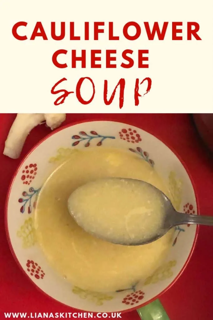 Cauliflower Cheese Soup Recipe