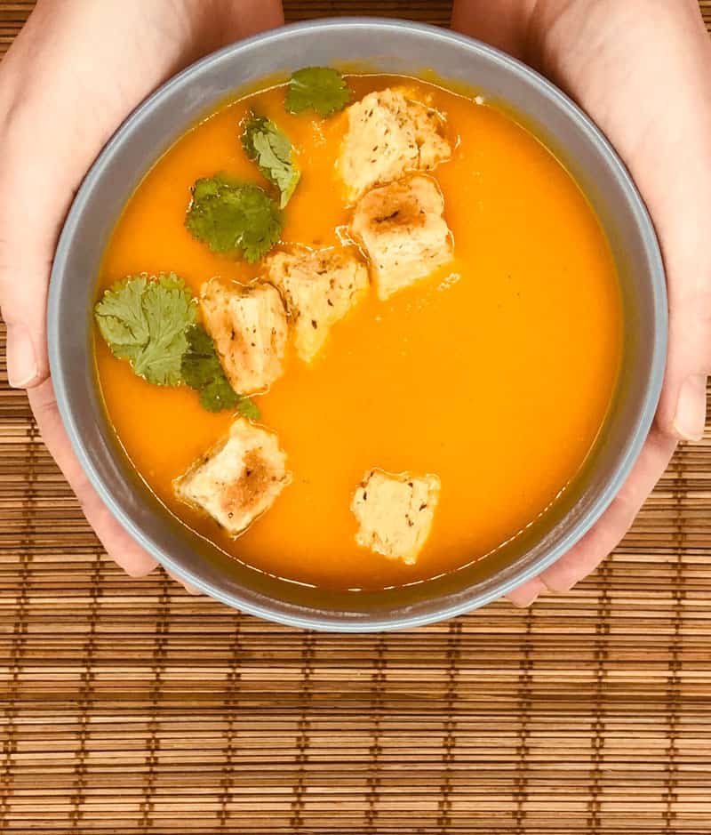 sweet potato and butternut squash soup