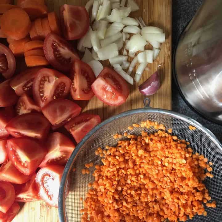 tomato and lentil soup