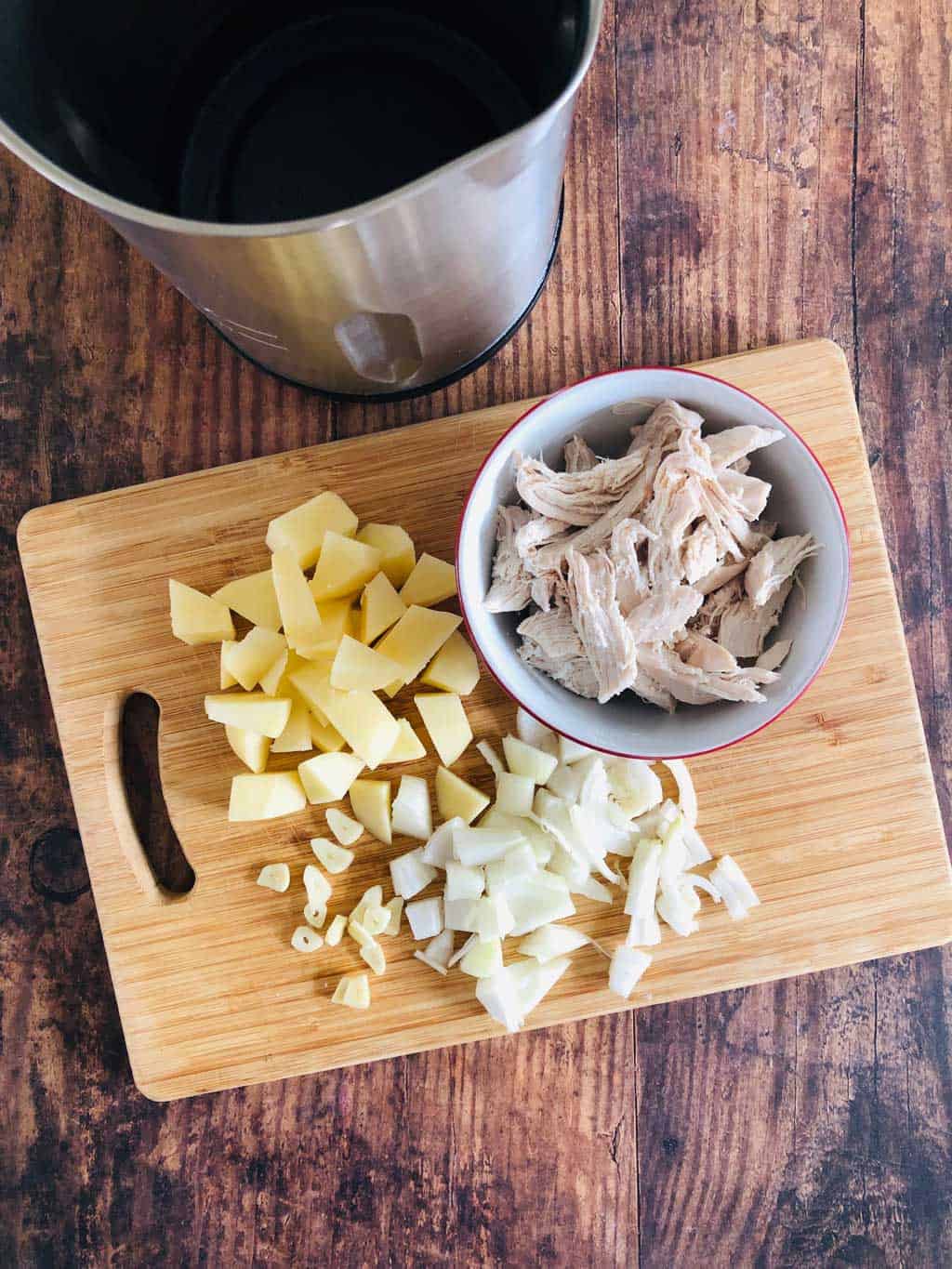 ingredients for chicken soup