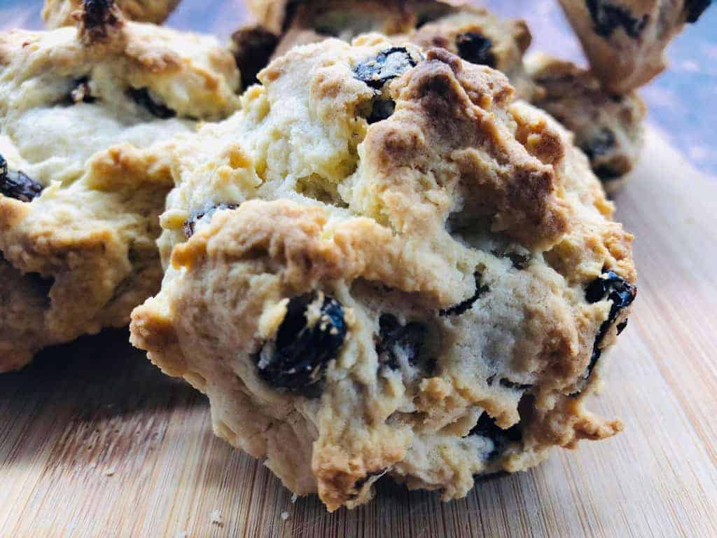 rock cake just out of the oven