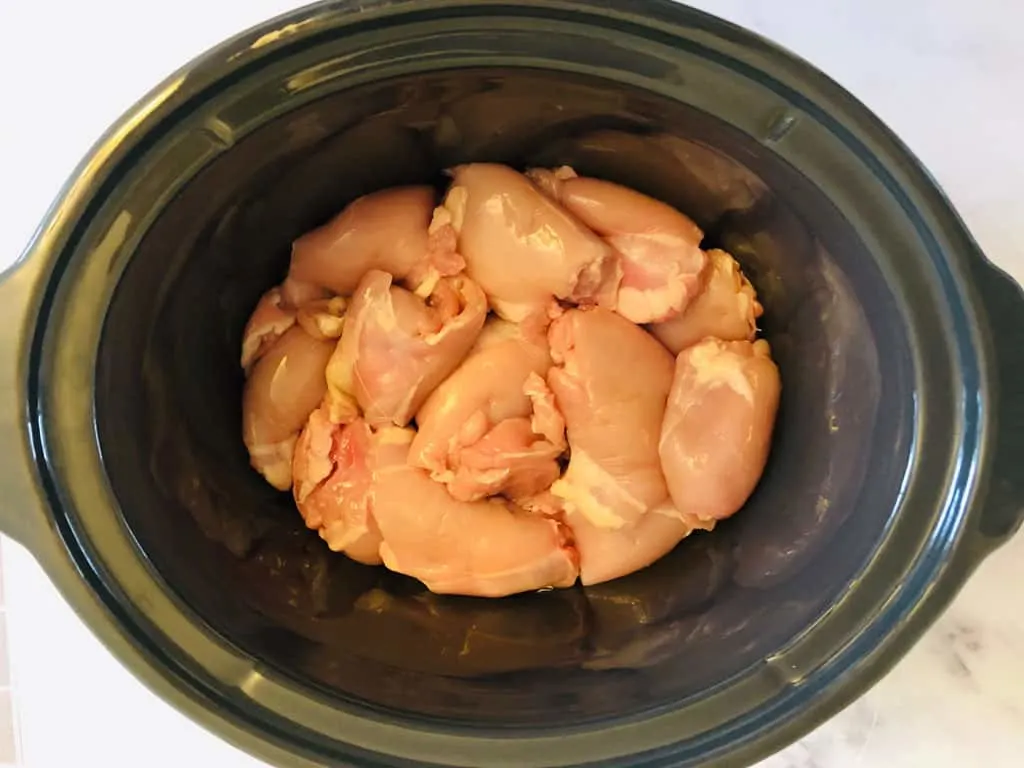boneless chicken thighs in slow cooker