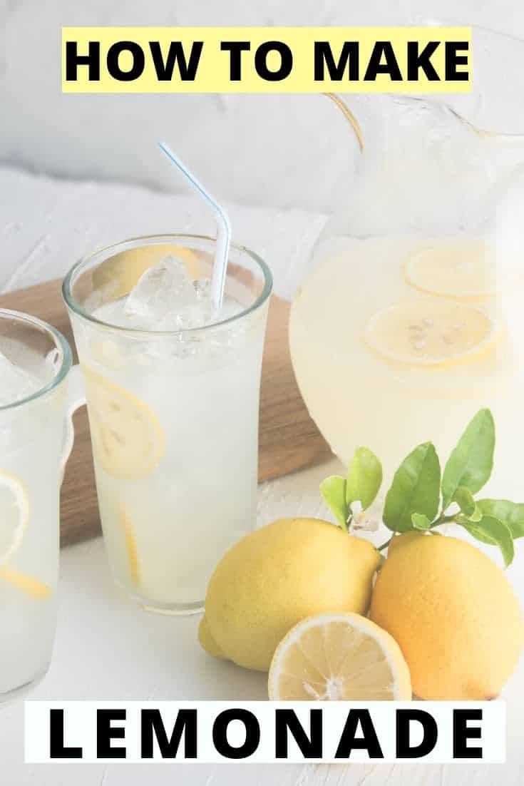 Homemade Lemonade - The Easy Way To Make It - Liana's Kitchen