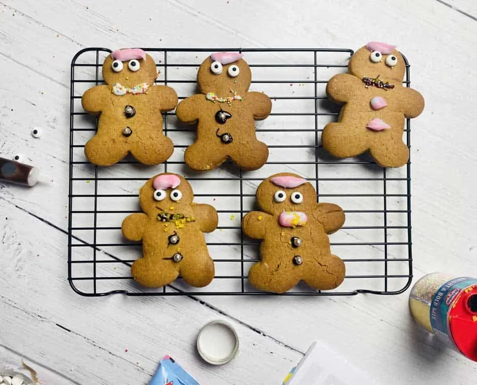 gingerbread men decorated