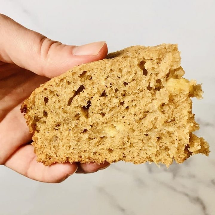 slice of banana bread