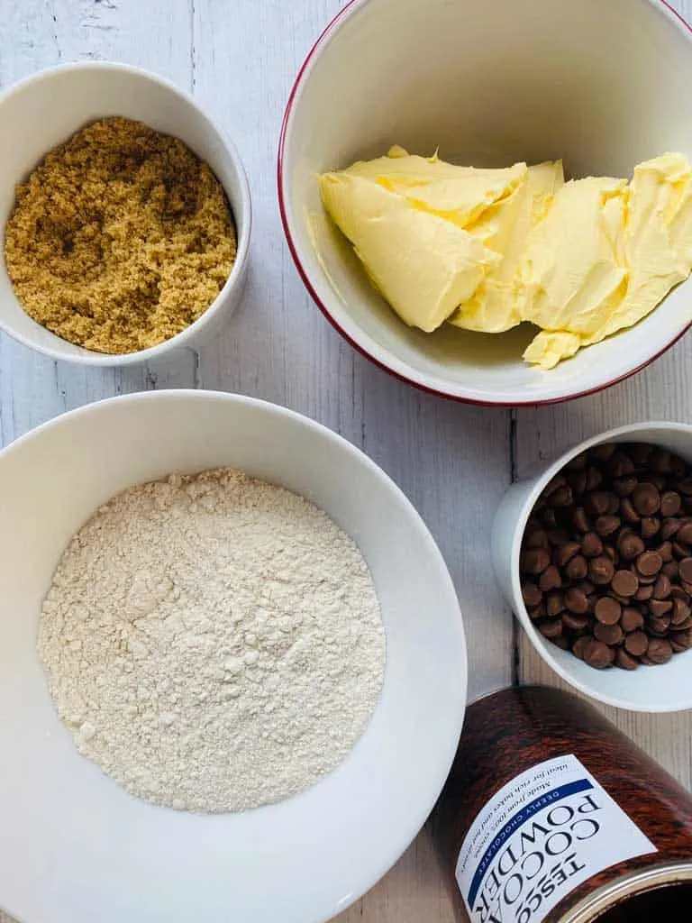 chocolate shortbread ingredients