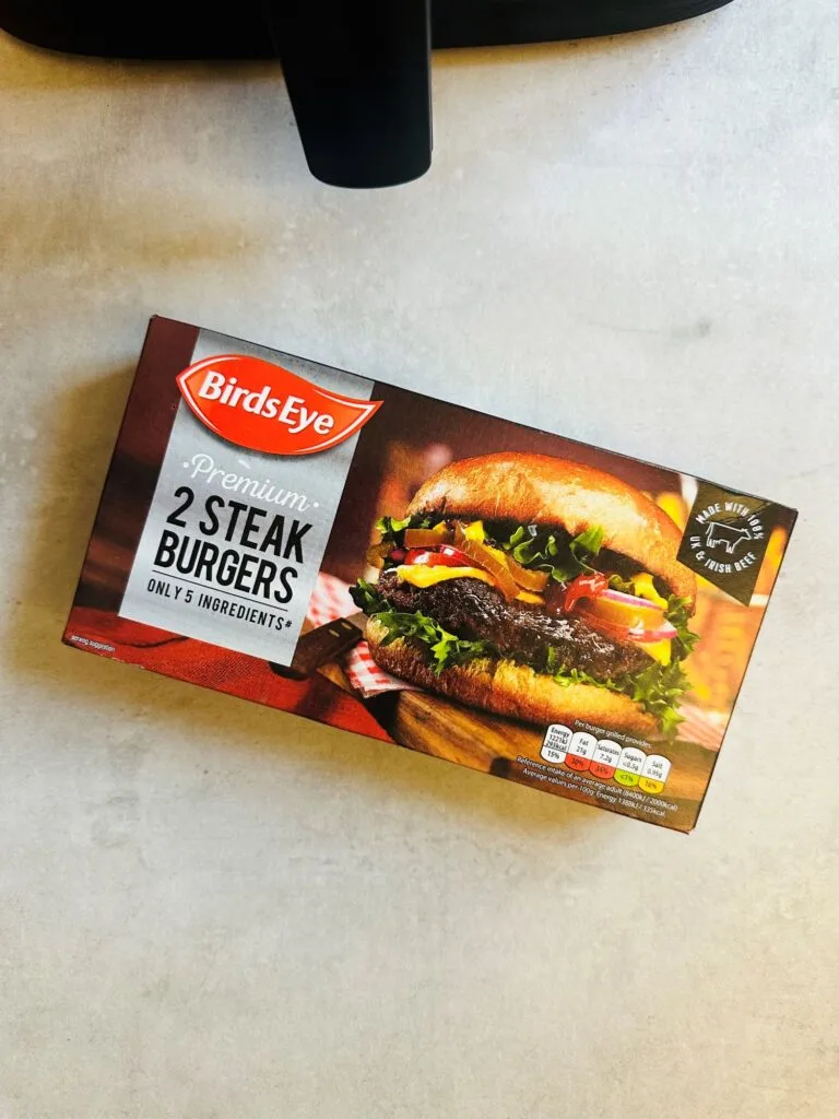 Birdseye frozen burgers