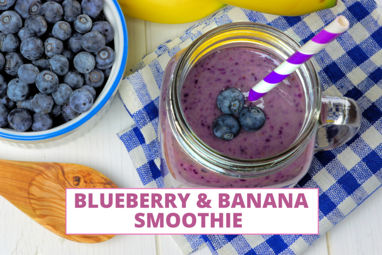 Blueberry and Banana Smoothie