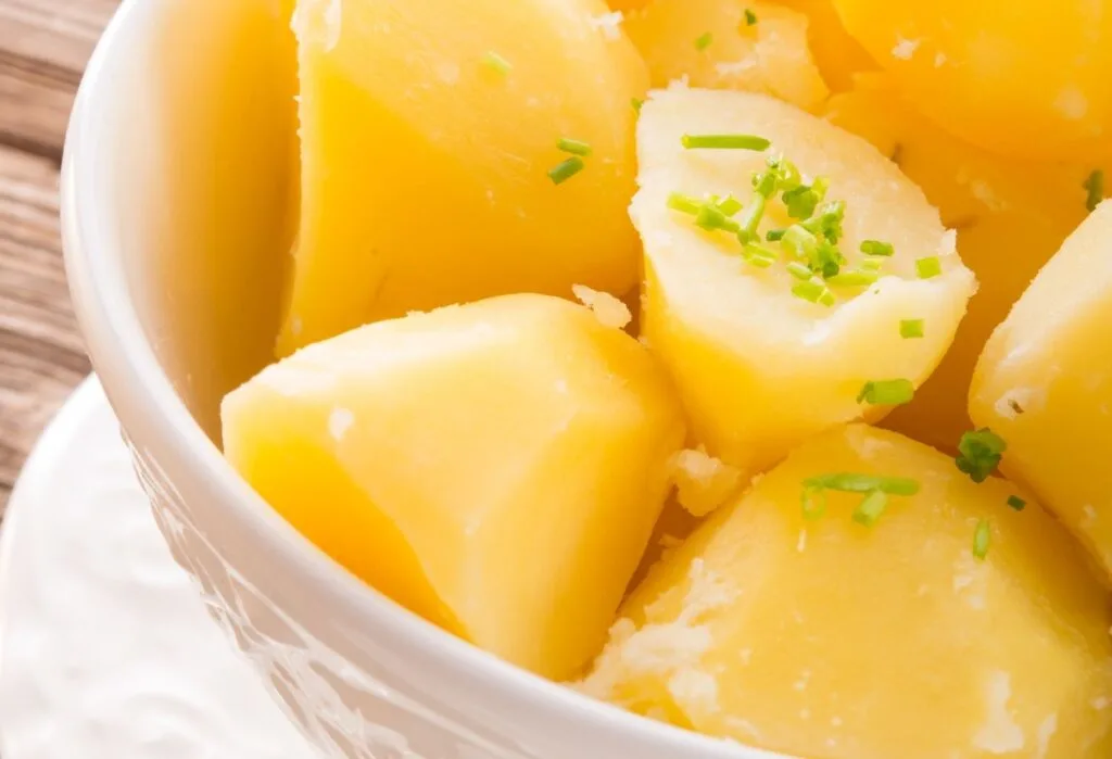 Boiled potatoes