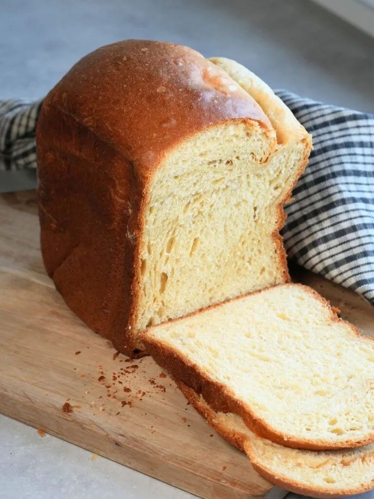 brioche bread sliced