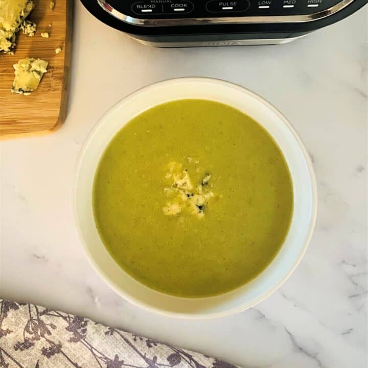 Broccoli and Stilton Soup in Soup Maker