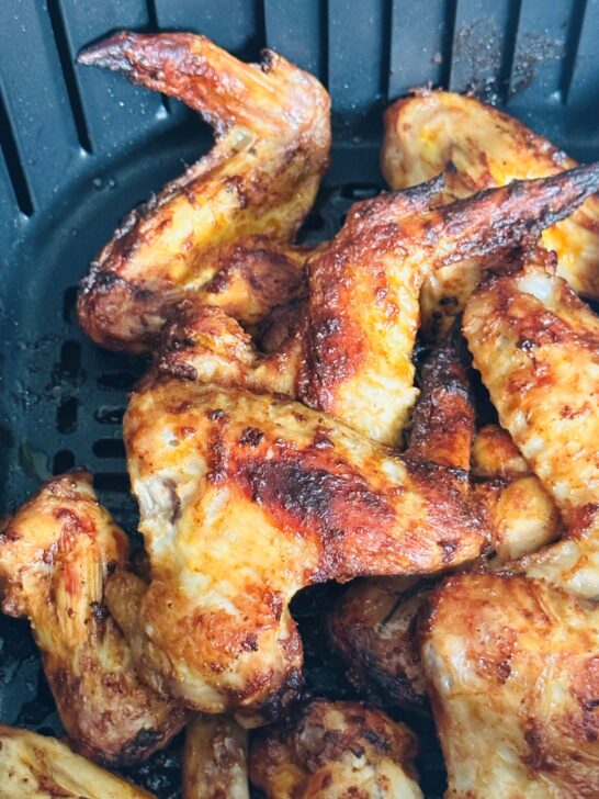 Air Fryer Hot Chicken Wings - Liana's Kitchen