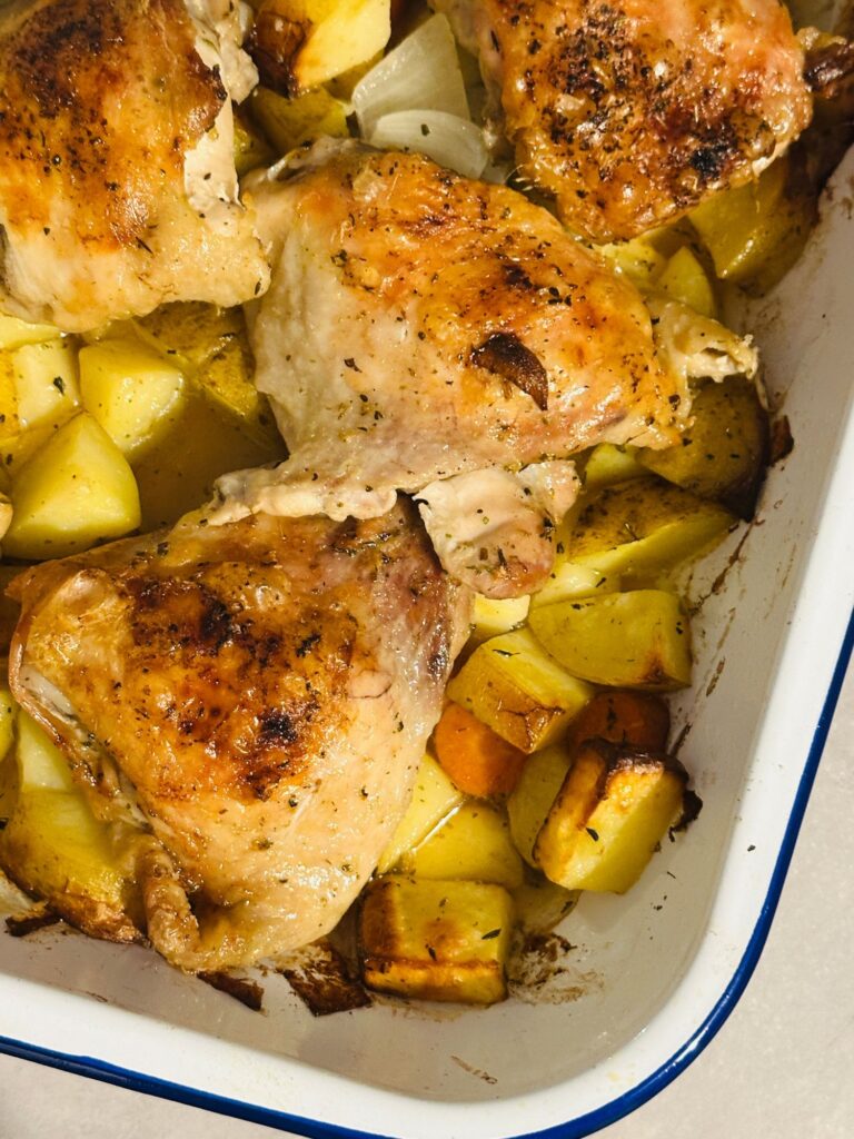 Chicken and Potato Tray Bake