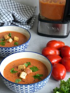 Creamy Tomato and Cannellini Bean Soup Maker Recipe