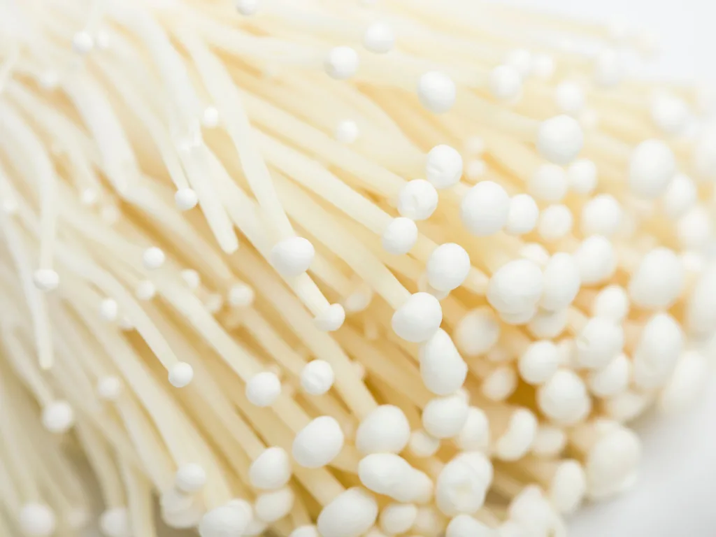 enoki mushrooms