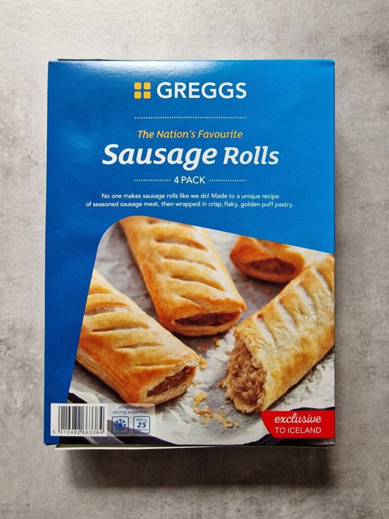 Greggs frozen sausage rolls