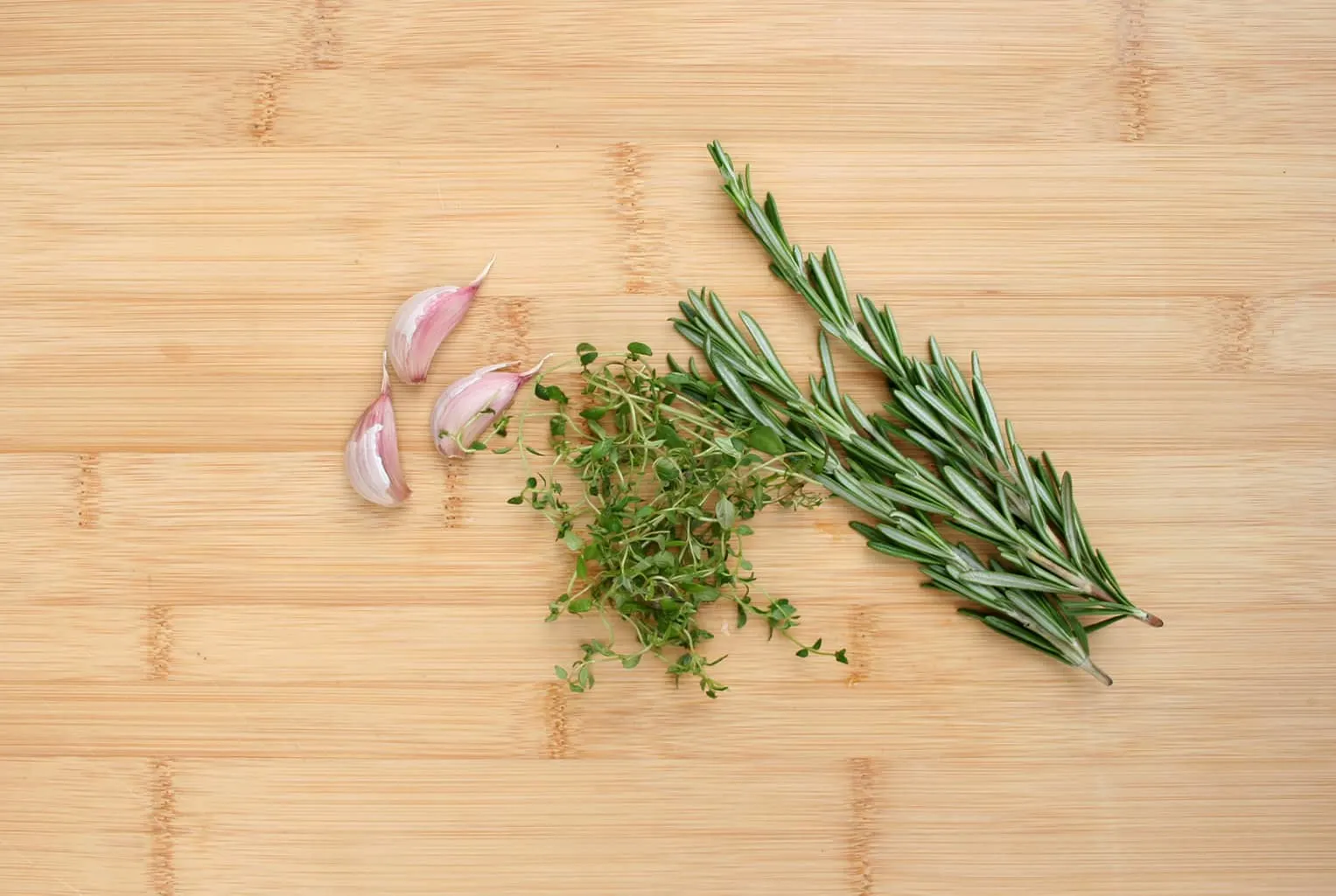 preparing the herbs