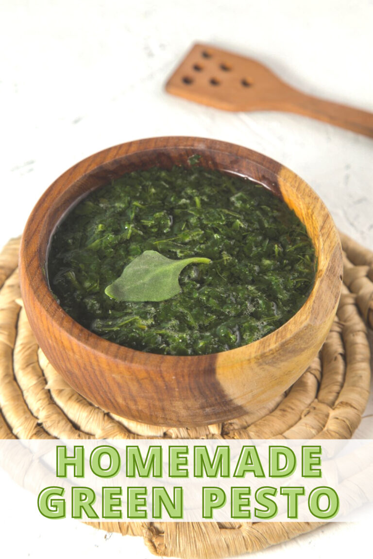 Homemade Green Pesto Recipe Liana's Kitchen