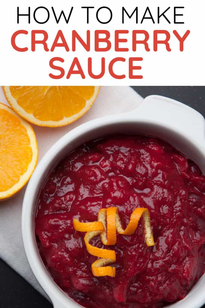 cranberry sauce with orange 