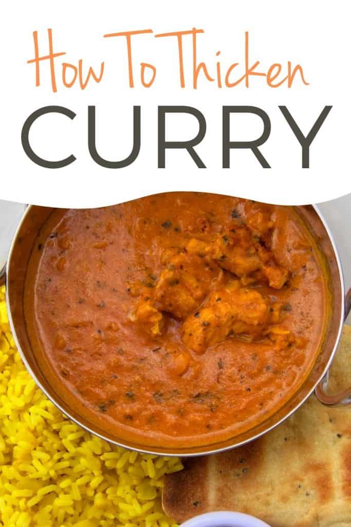 how to thicken a curry sauce 