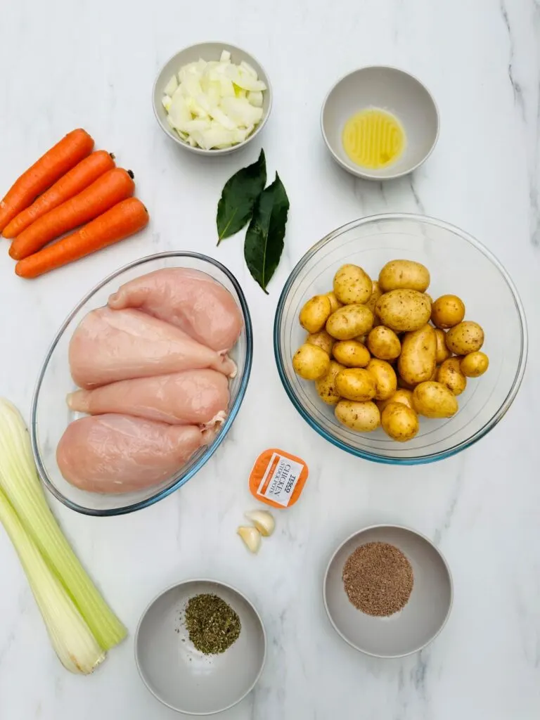 Ingredients for Ninja Foodi Chicken Casserole