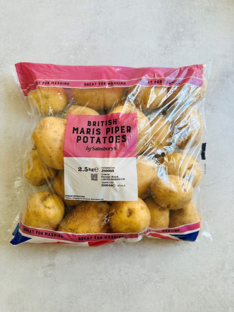 British Maris Piper Potatoes in a bag