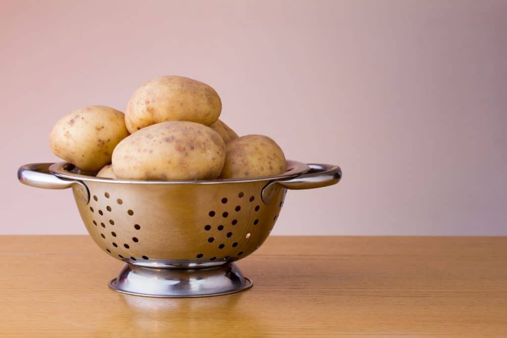 Maris Piper in Colander