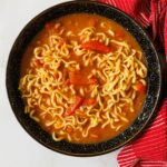 Mexican Bean Noodle Soup