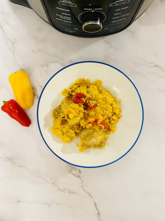 Ninja Foodi Chicken and Chorizo Stew (Pressure Cooker) Liana's Kitchen