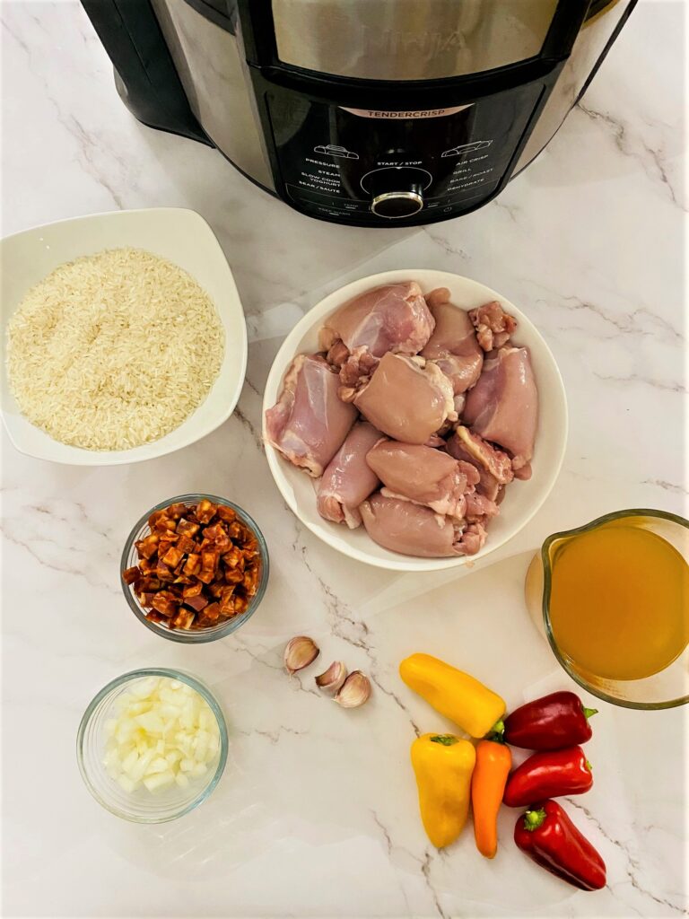 Ninja Foodi chicken chorizo ingredients