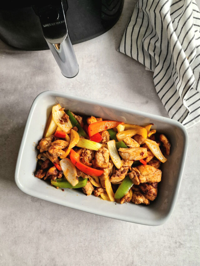 How To Cook Chicken Fajitas In An Air Fryer Liana's Kitchen