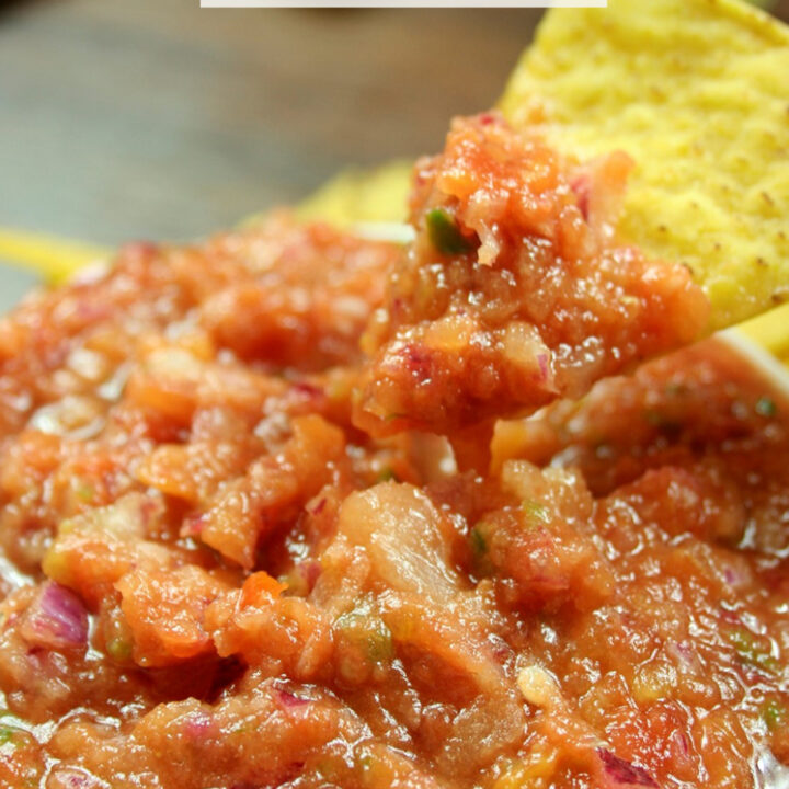 Quick and easy salsa