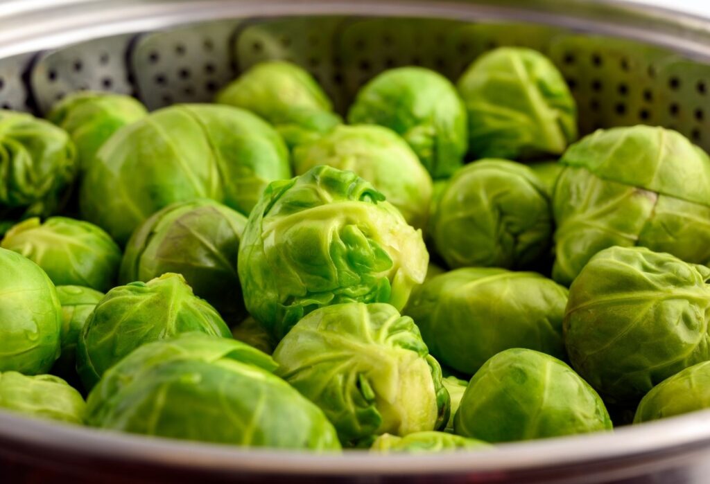 Steaming Brussel Sprouts