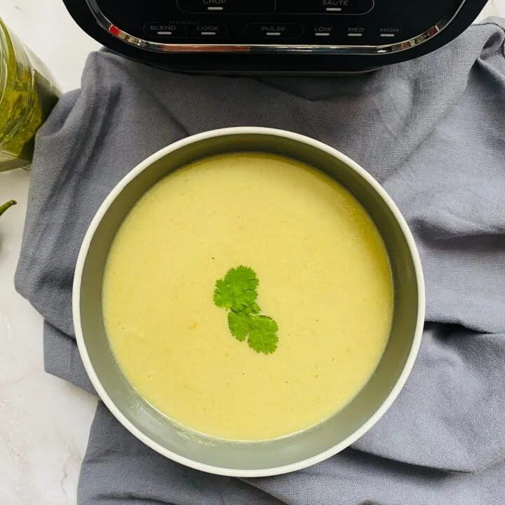 Thai Green Curry Soup in a soup maker