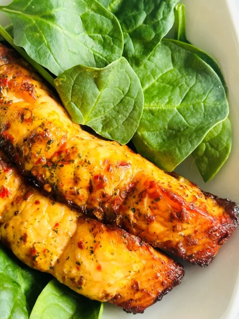 Thai Red Curry Salmon in Air Fryer