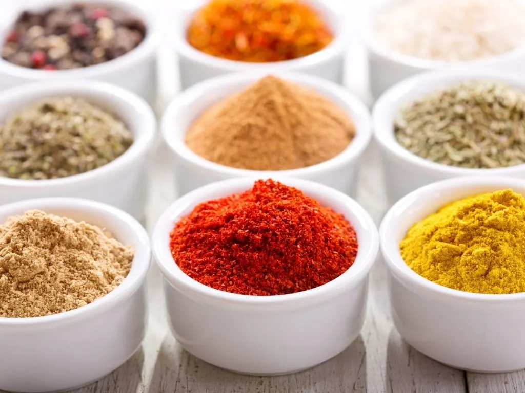 types of spices