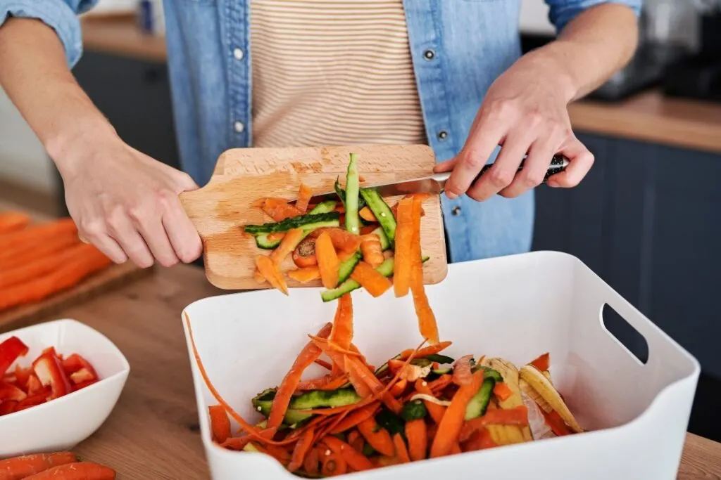 vegetable peelings