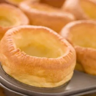 yorkshire puddings in tray