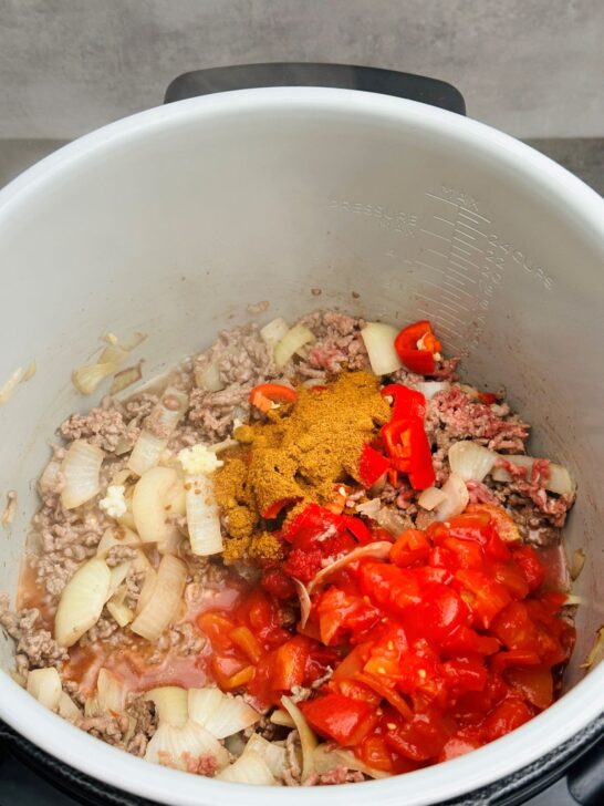 Ninja Foodi Curried Mince An Easy Pressure Cooker Recipe Liana's